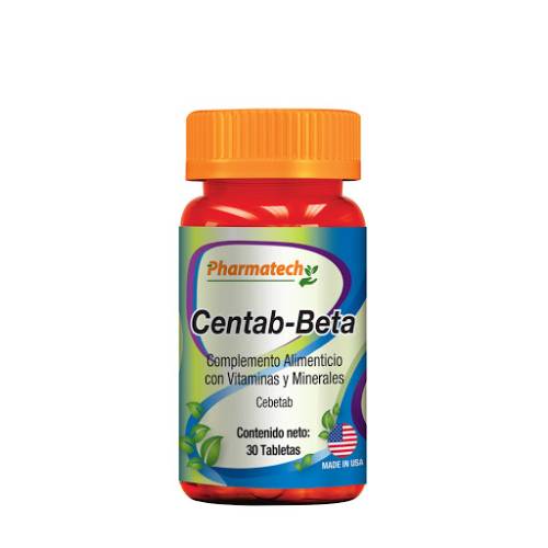 CENTAB-BETA  VITAMINAS Y MINERALES 30 TAB