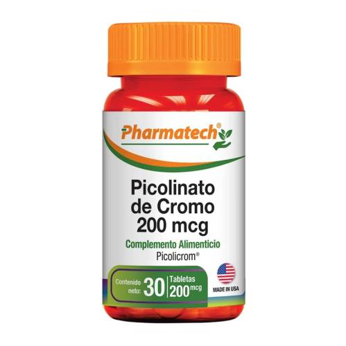 PICOLINATO DE CROMO 200 MCG X 60 TAB PHARMATECH