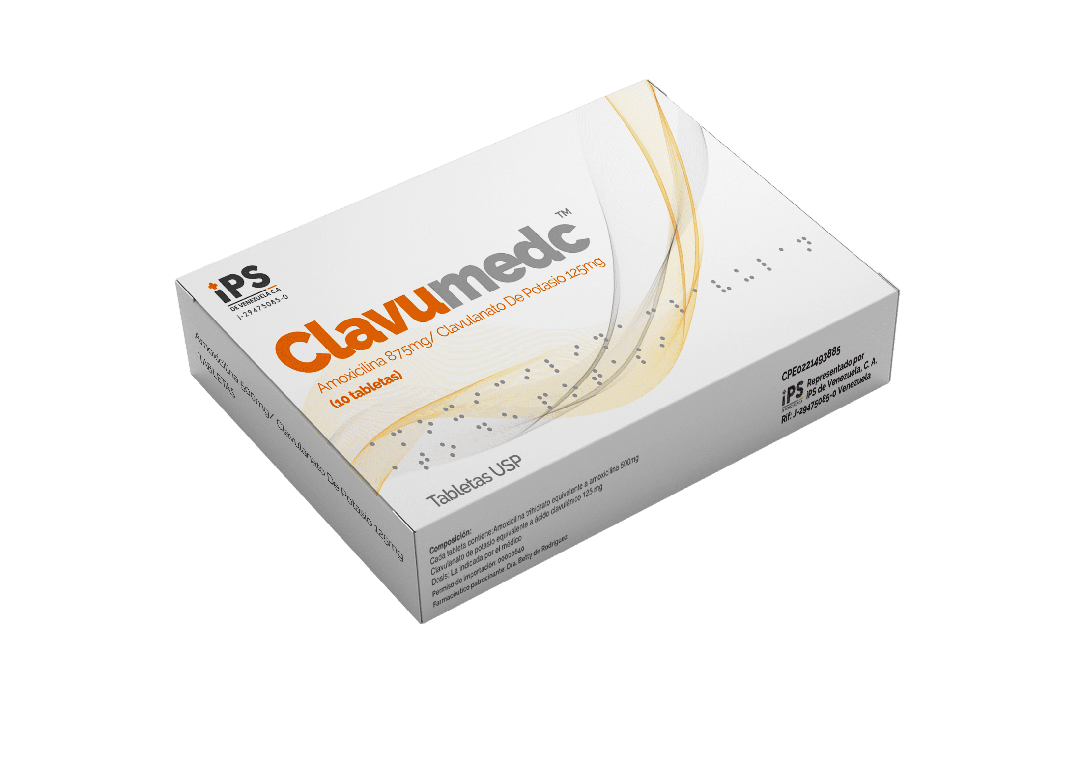 CLAVUMEDC 875/125 MG X 10 TAB IPS