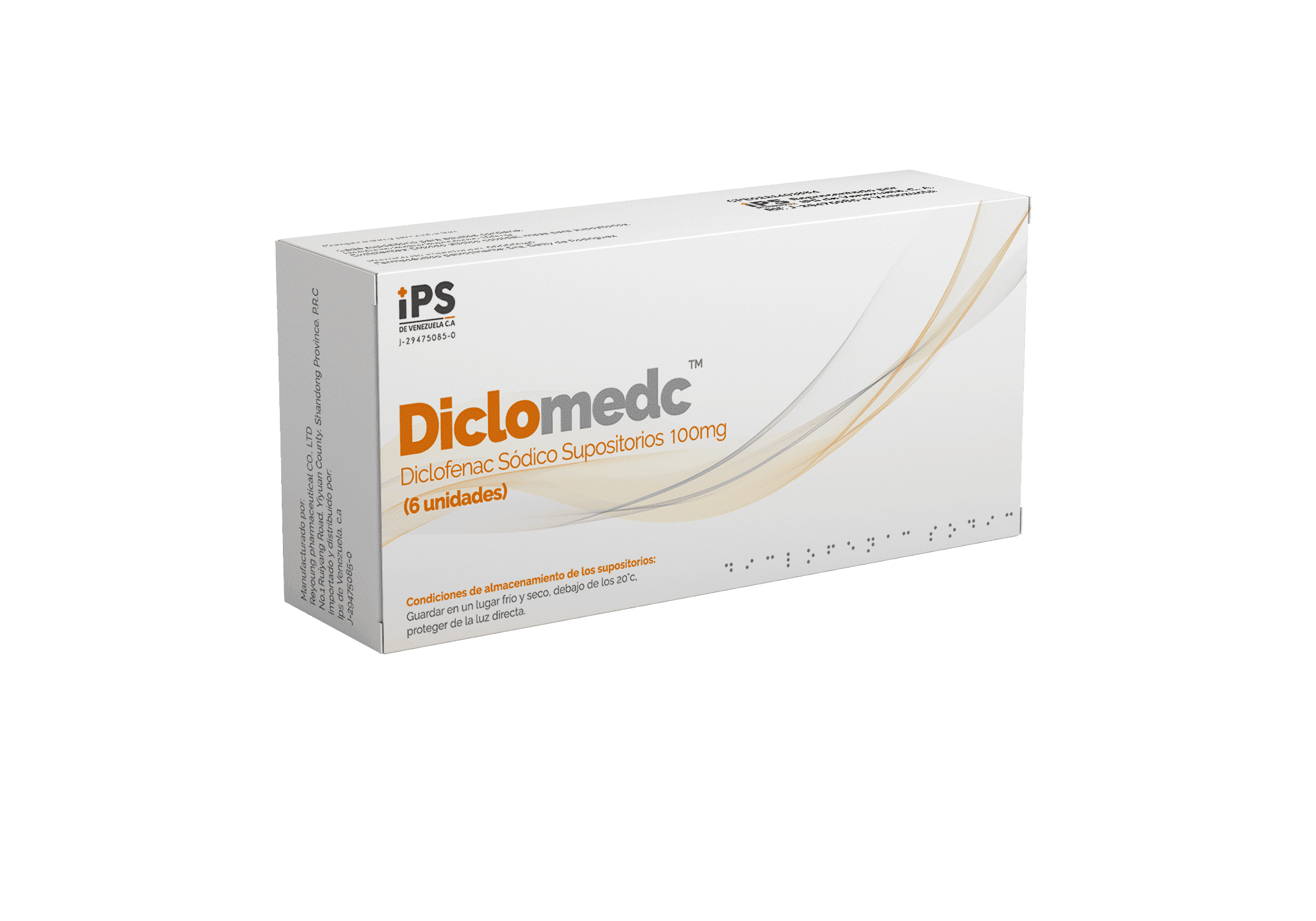 DICLOMEDC SUPOSITORIOS 100 MG X 6 IPS