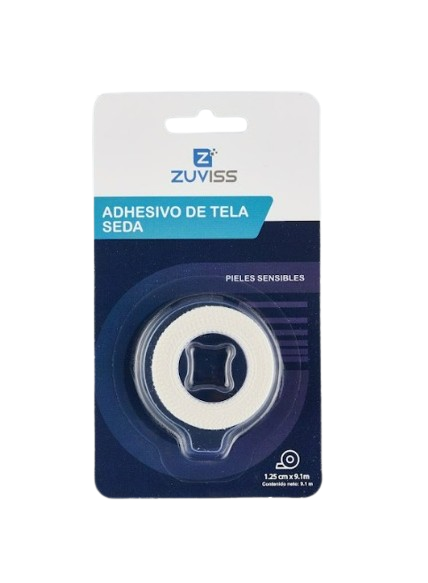 ADH TELA SEDA 1.25 CM X 9.1 M ZUVISS