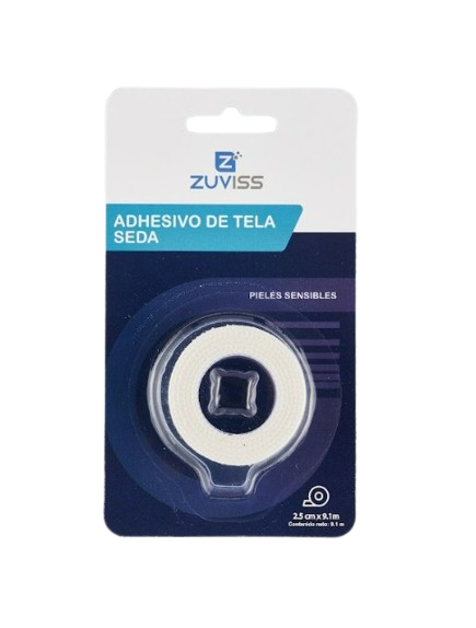 ADH TELA SEDA 2.5 CM X 9.1 M ZUVISS