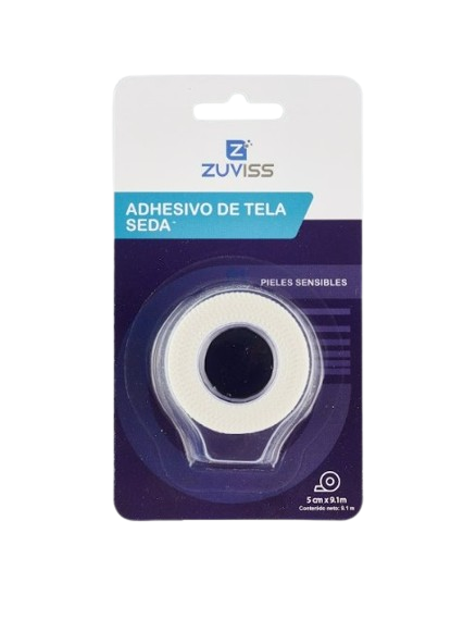 ADH TELA SEDA 5 CM X 9.1 M ZUVISS