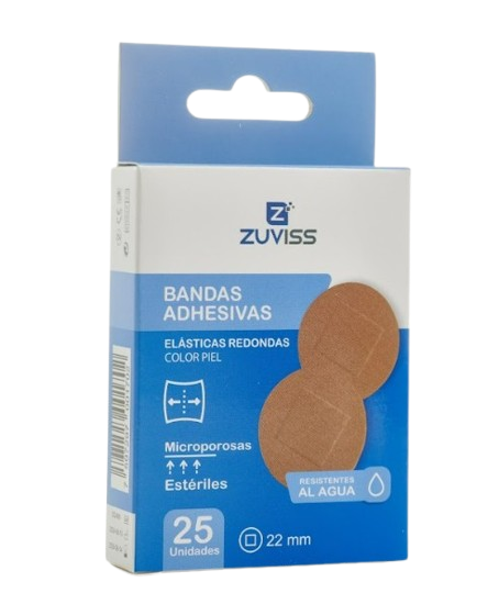 CURITAS ELASTICAS  REDONDAS X 25 ZUVISS