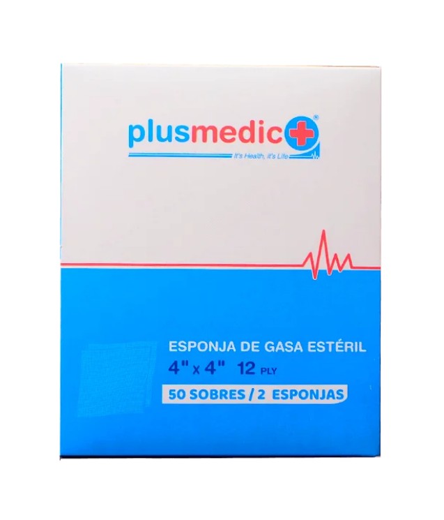 GASA ESTERIL 4 X 4 PLUSMEDIC