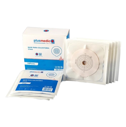 BASE PARA COLOSTOMIA N� 57 MM PLUSMEDIC