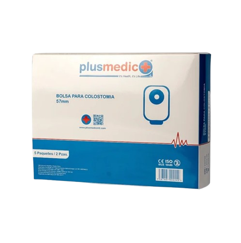 BOLSA DE COLOSTOMIA 57 MM X 2 PLUSMEDIC
