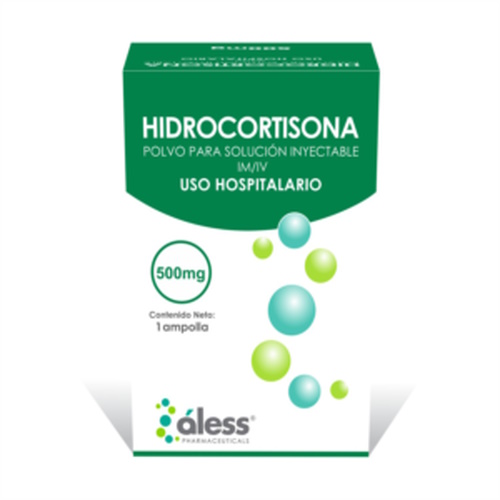 HIDROCORTISONA AMP 500 MG I.M.I.V X 1 ALESS