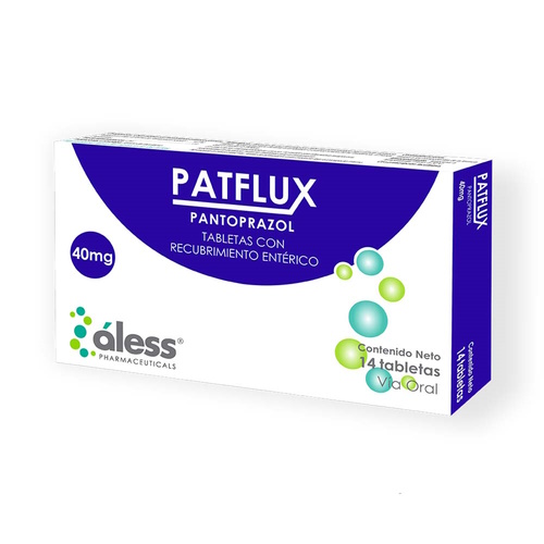 PATFLUX 40 MG X 14 TAB ALESS