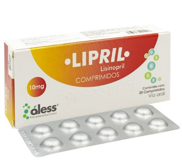 LIPRIL 10 MG X 30 COMP ALESS