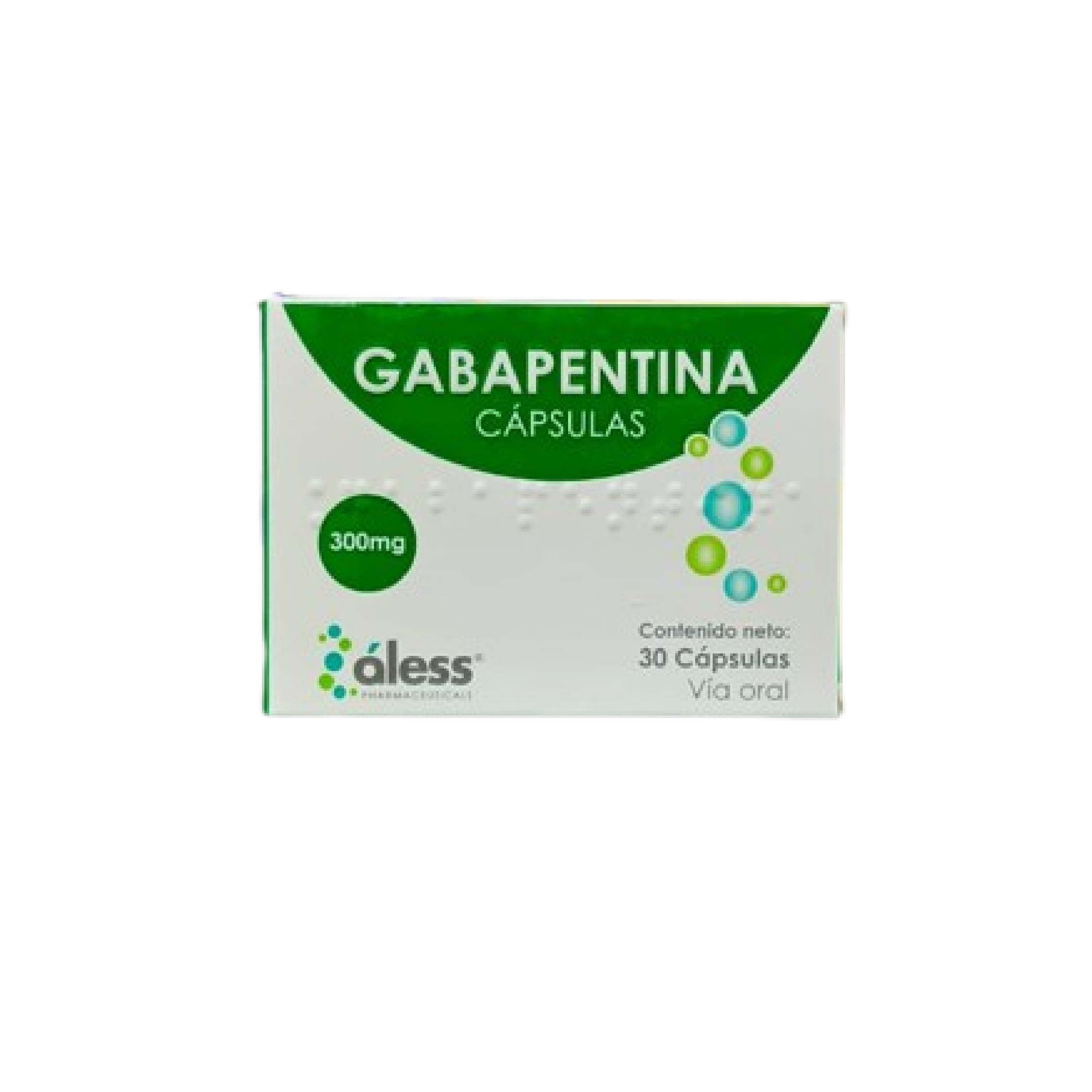 GABAPENTINA CAP 300 MG X 30 ALESS