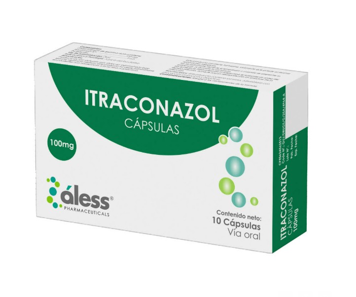 ITRACONAZOL CAP 100 MG X 10 ALESS