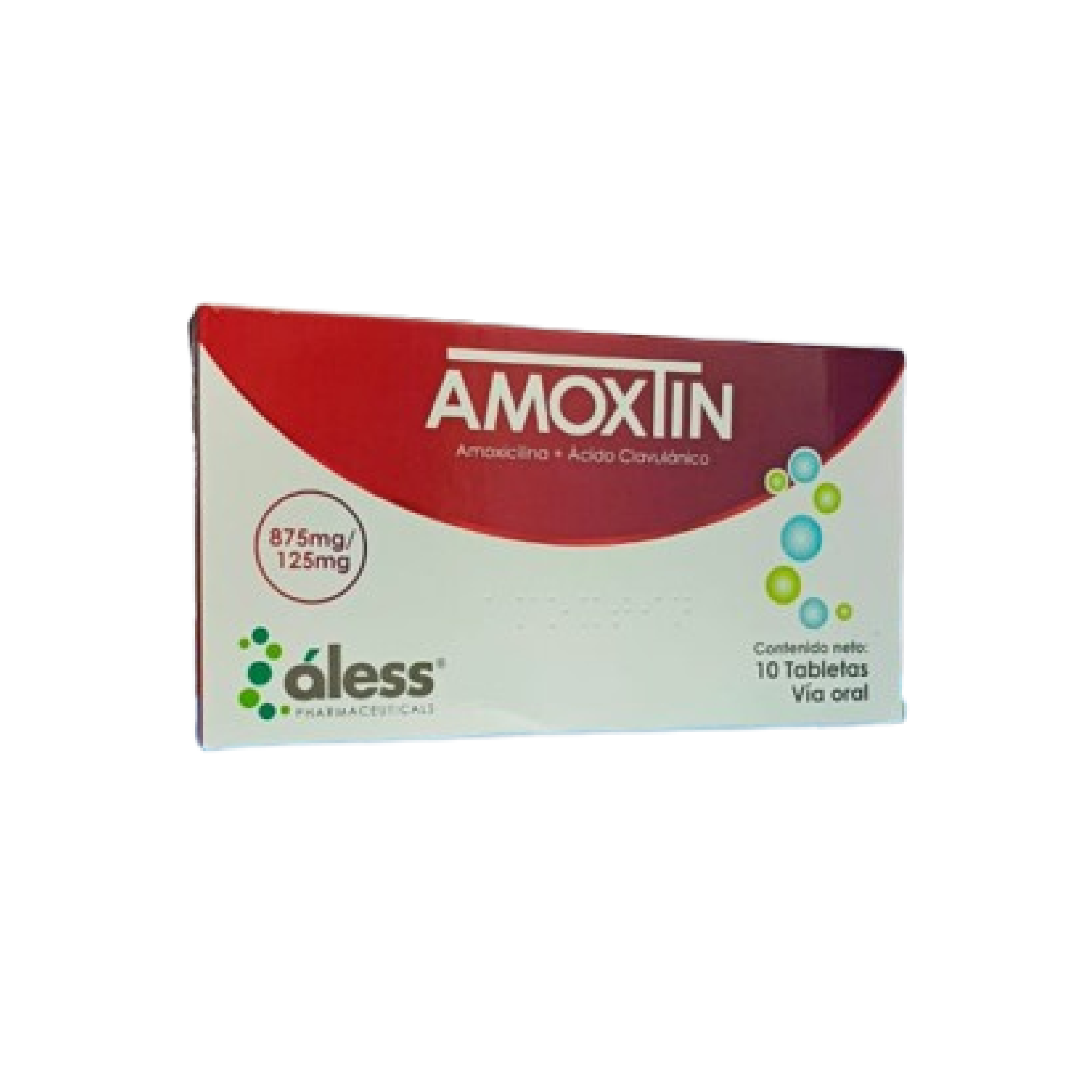 AMOXTIN TAB 875/125 MG X 10 ALESS