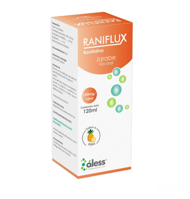 RANIFLUX JBE 150 MG/10ML X 120 ML ALESS