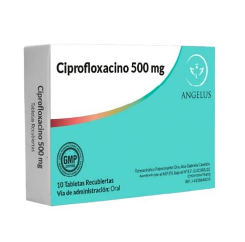 CIPROFLOXACINA 500 X 10 TAB ANGELUS