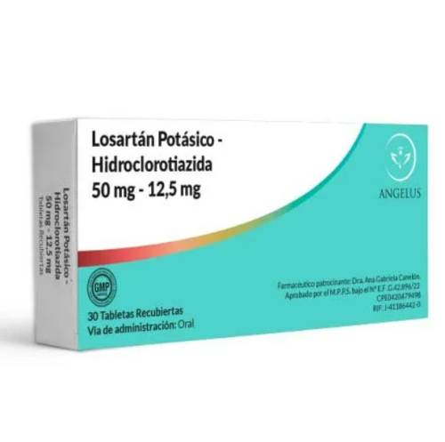 LOSARTAN POT 50/12.5 MG X 30 TAB ANGELUS