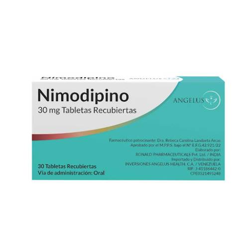 NIMODIPINA 30 MG X 30 TAB ANGELUS