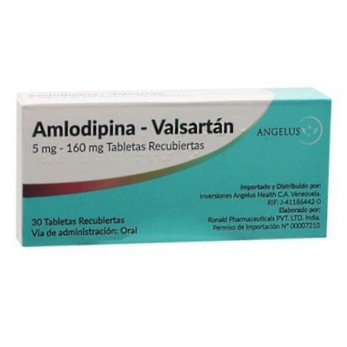 AMLODIPINA - VALSARTAN 5MG/160MG X 30 TAB ANGELUS