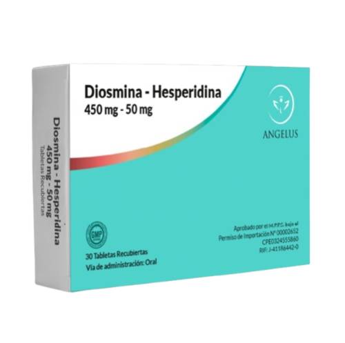 DIOSMINA HESPERIDINA 450 MG - 50 MG X 30 TAB REC ANGELUS
