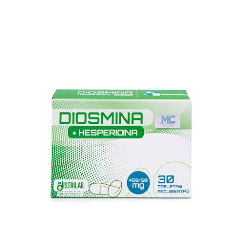 DIOSMINA HESPERIDINA 450/50 MG X 30 TAB DISTRILAB