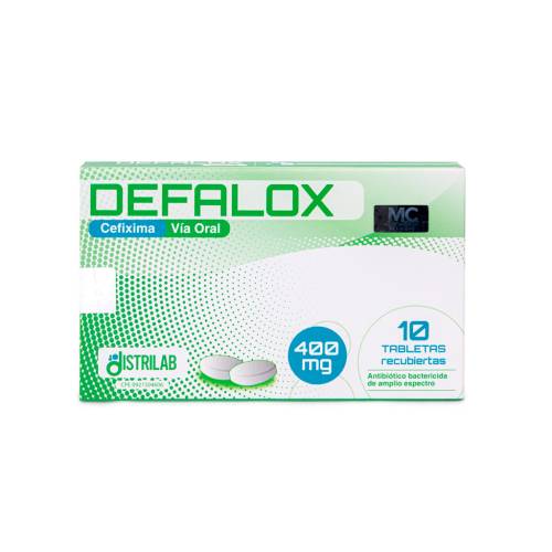 DEFALOX 400 MG X 10 TAB DISTRILAB