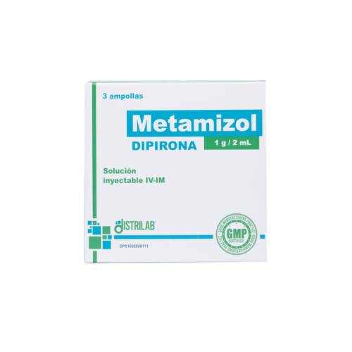 METAMIZOL -DIPIRONA 1G X 2 ML I.M I.V DISTRILAB