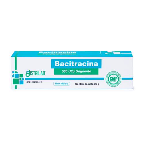 BACITRACINA UNGUENTO X 20 GR DISTRILAB