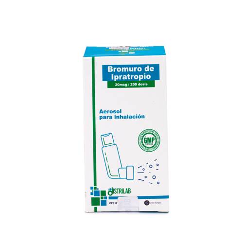 BROMURO DE IPRATROPIO 20 MCG X 200 DOSIS DISTRILAB