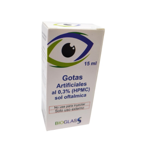 GOTAS ARTIFICIALES 0.3% SOL OFTALMICA X 15 ML BIOGLASS