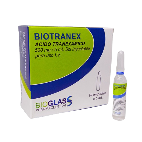 BIOTRANEX 500 MG / 5 ML I.V. BIOGLASS