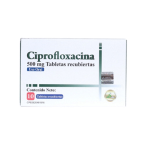 CIPROFLOXACINA 500 X 10 TAB DAC55