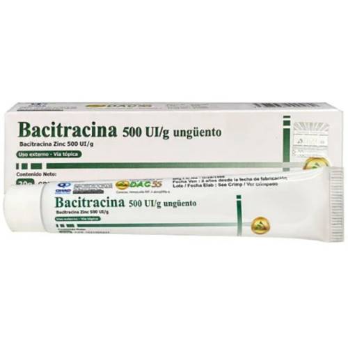 BACITRACINA UNGUENTO X 20 GR DAC55