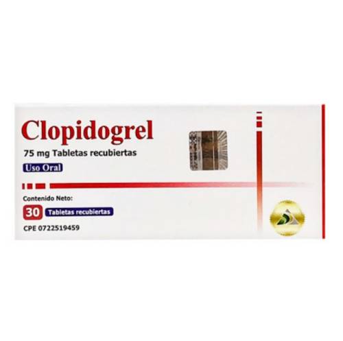 CLOPIDROGREL 75 MG X 30 TAB DAC55
