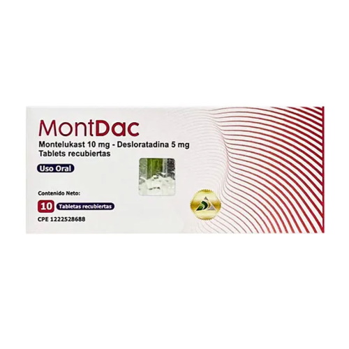 MONTDAC 10 MG/5MG X 10 TAB REC DAC55