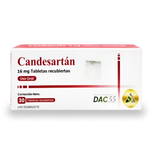 CANDESARTAN TAB 16 MG X 30 DAC55