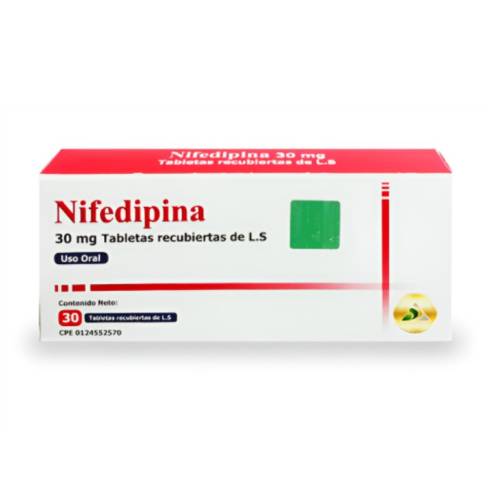 NIFEDIPINA L.P 30 MG X 30 TAB DAC55