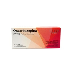 OXCARBAZEPINA 300 MG X 30 CLEOPHARMA