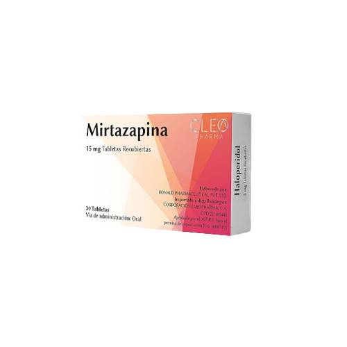 MIRTAZAPINA 15 MG X 30 TAB CLEOPHARMA