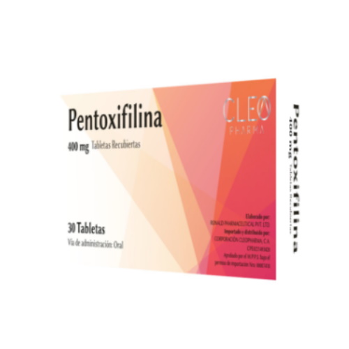 PENTOXIFILINA 400 MG X 30 TAB CLEOPHARMA