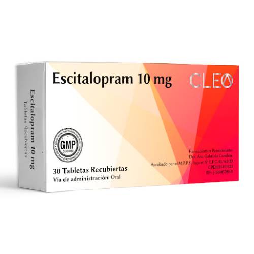 ESCITALOPRAM 10 MG X 30 TAB CLEOPHARMA
