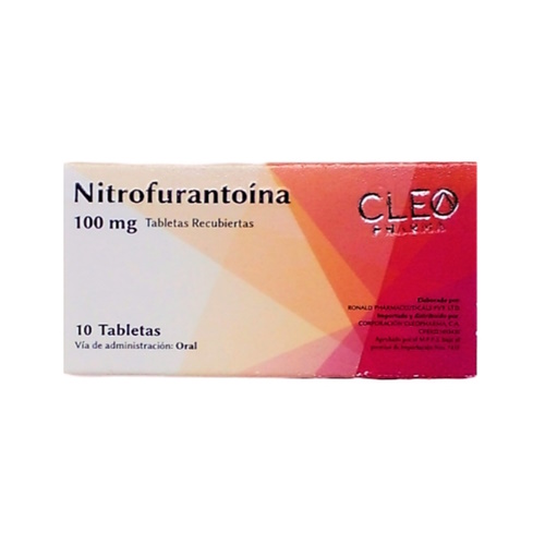 NITROFURANTOINA 100 MG X 10 TAB CLEOPHARMA