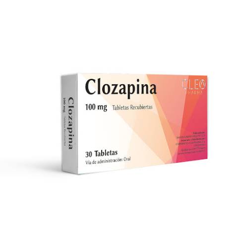 CLOZAPINA 100 MG X 30 TAB CLEOPHARMA