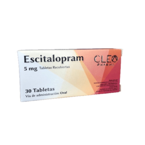 ESCITALOPRAM 5 MG X 30 TAB CLEOPHARMA