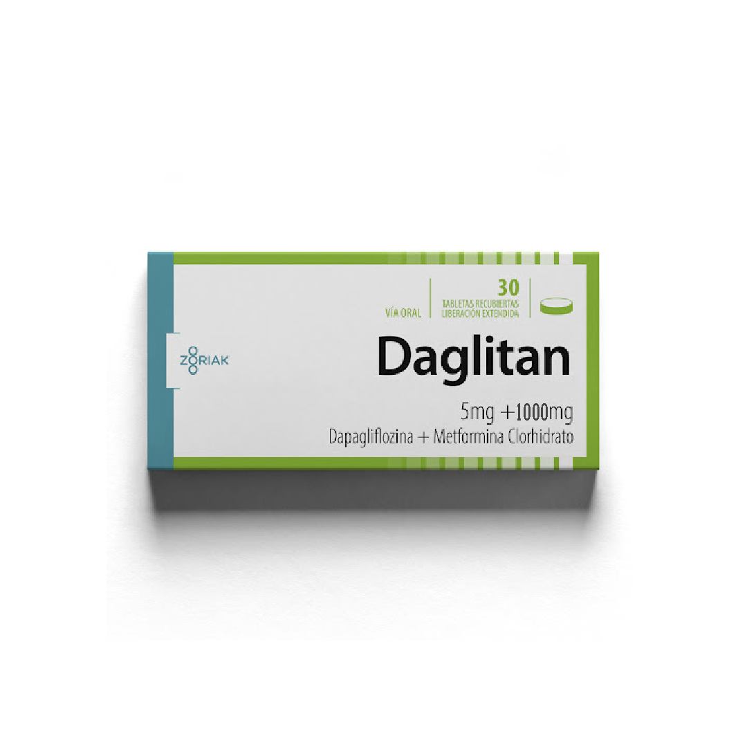 DAGLITAN 5/1000MG X 30 TAB ZORIAK
