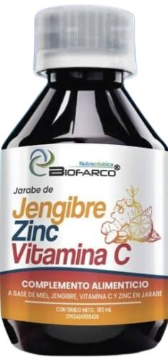JENGIBRE ZINC Y VITAMINA C JBE X 180 ML BIOFARCO