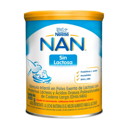 NAN SIN LACTOSA X 400 GR