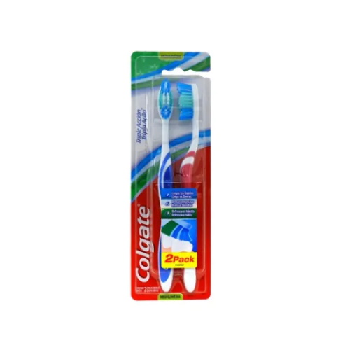 CEPILLO DENTAL COLGATE TRIPLE ACCION MEDIO X 2