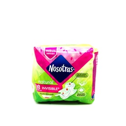 TOALLAS NOSOTRAS NATURAL INV X 8