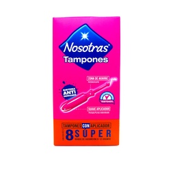 NOSOTRAS TAMPONES SUPER X 8