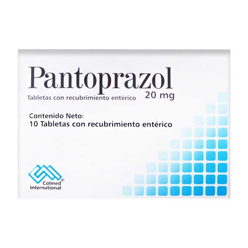 PANTOPRAZOL 20 MG X 10 TABLETAS  VIVAX COLMED